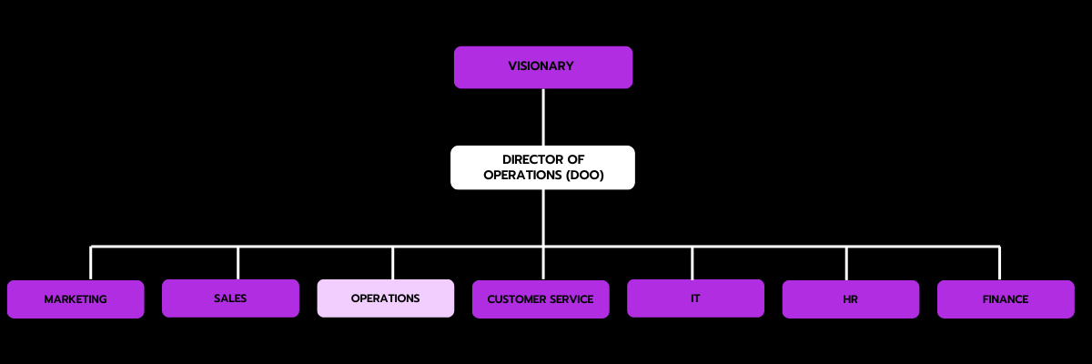 VirtualDOO Organizational Chart